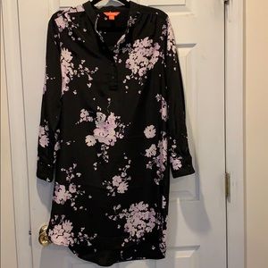 Joe Fresh floral print shirt dress NWOT